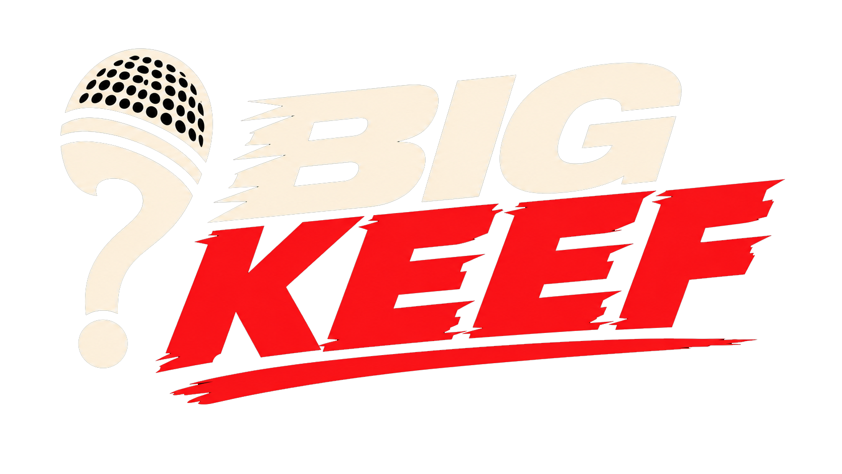 Big Keef white B red Keef logo
